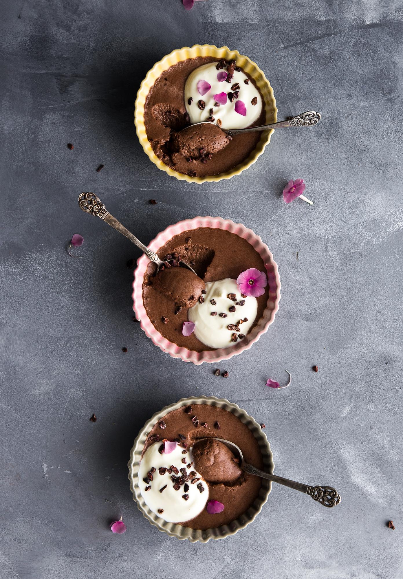 Mousse al cocco e cioccolato