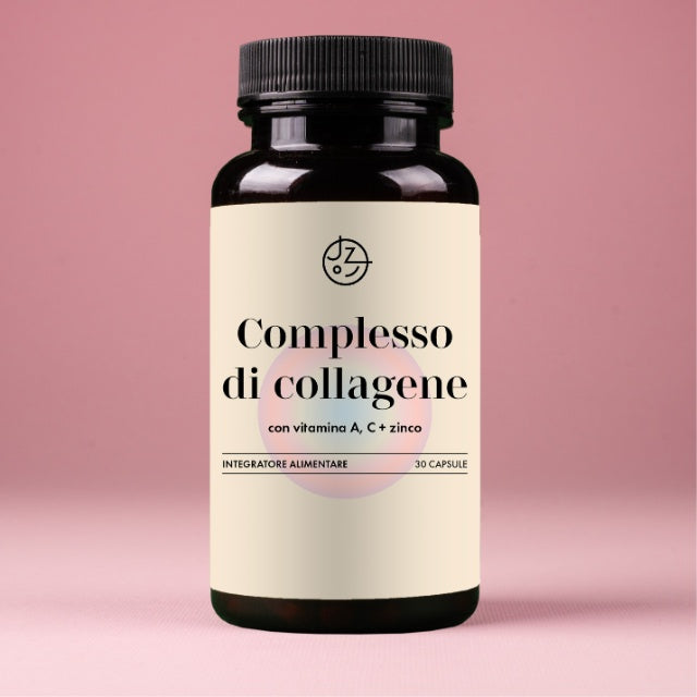 Complesso di collagene con vitamine A & C e zinco (vegetariano) – 30 capsule