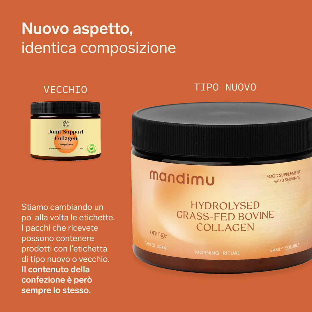 Collagene per le articolazioni (gusto arancia)