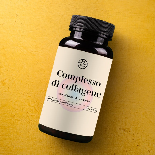 Complesso di collagene con vitamine A & C e zinco (vegetariano) – 30 capsule