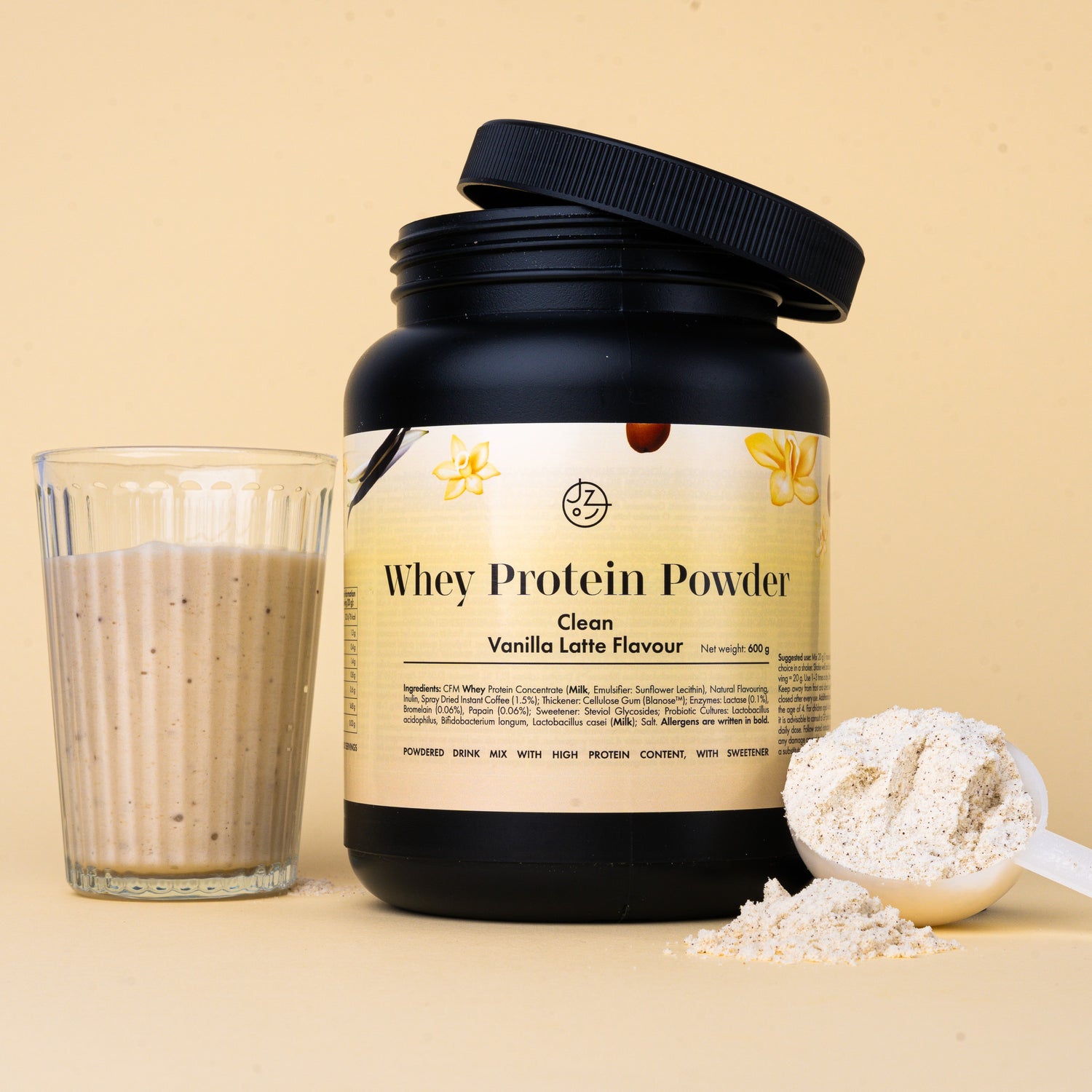 Proteina del siero del latte al gusto latte alla vaniglia ☕