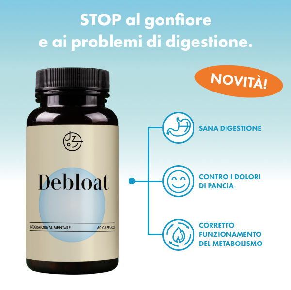 Basta gonfiore (Debloat) – 60 capsule vegane