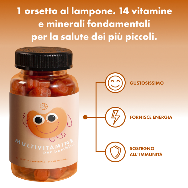 Multivitamine per bambini – 60 caramelle