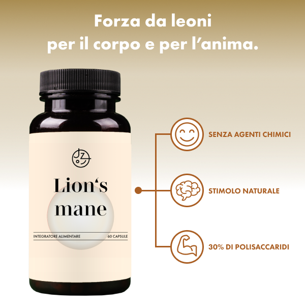 Lion's mane (Hericium) – 60 capsule