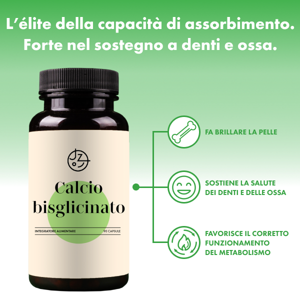 Calcio bisglicinato – 90 capsule