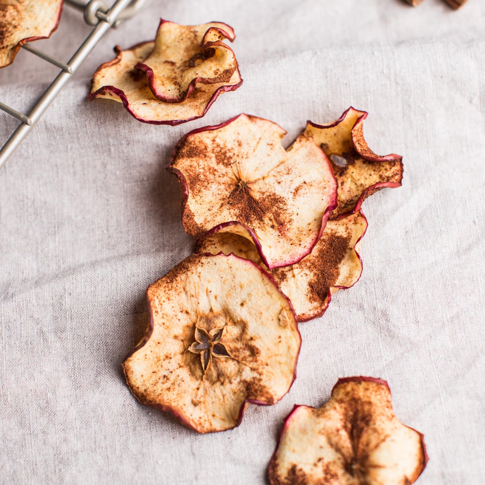 Chips di mele con cannella