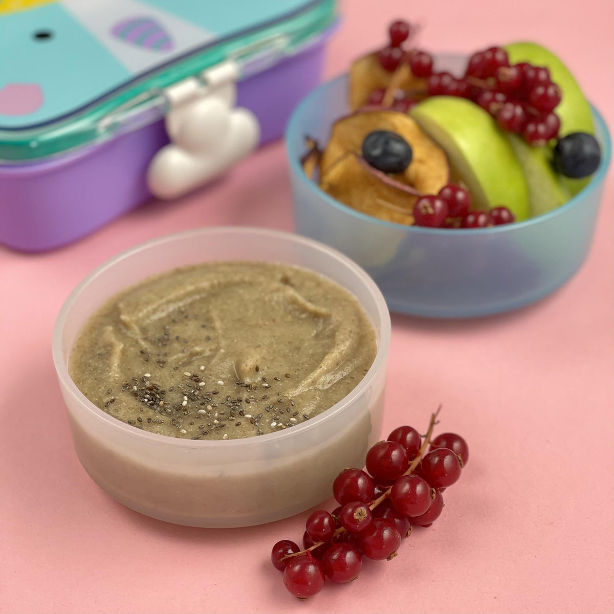 Merenda di mele con semi di chia