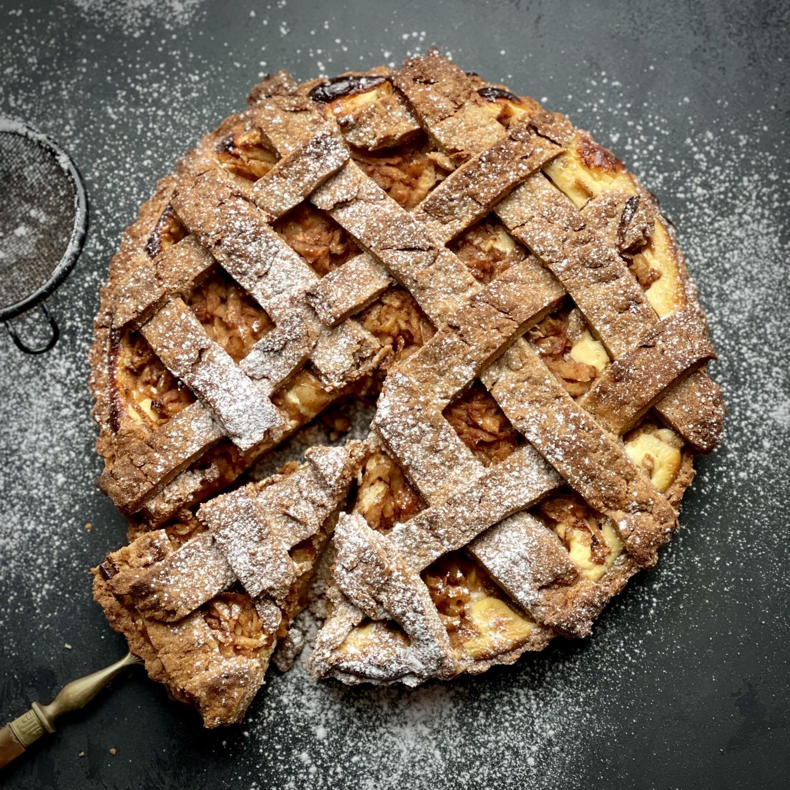 Torta linzer alle mele