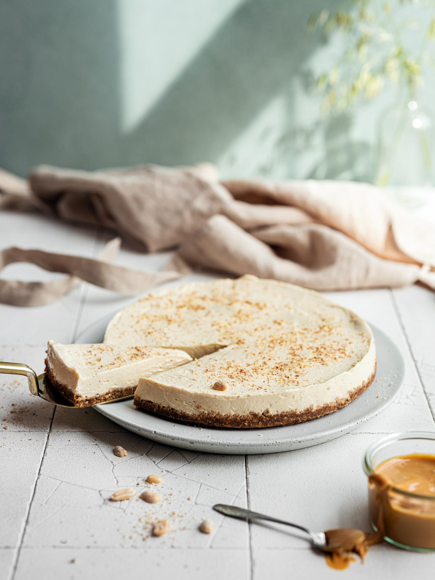 Cheesecake alle arachidi