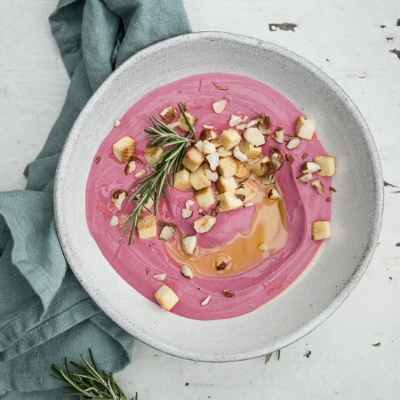 Paté di tofu e barbabietola rossa