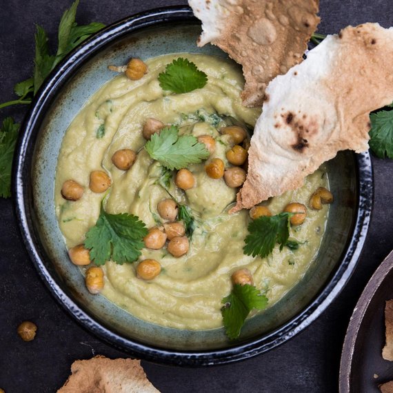 Hummus di avocado e ceci