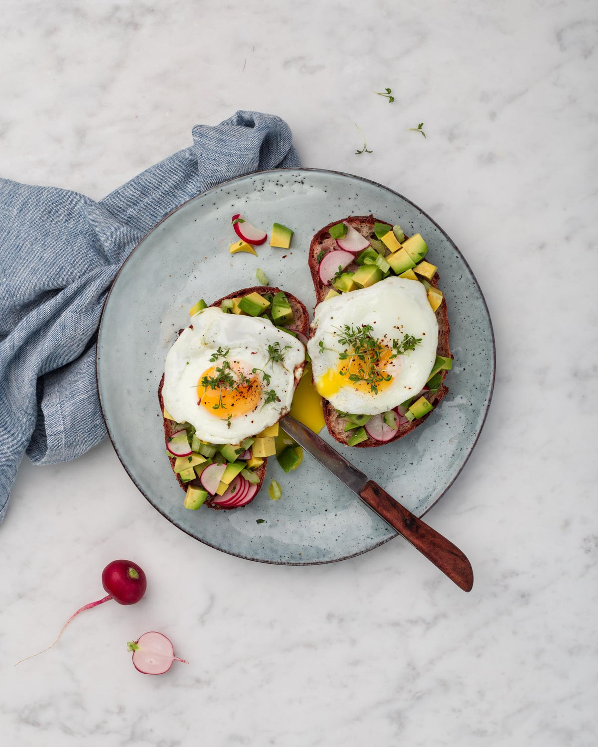 Toast all'avocado