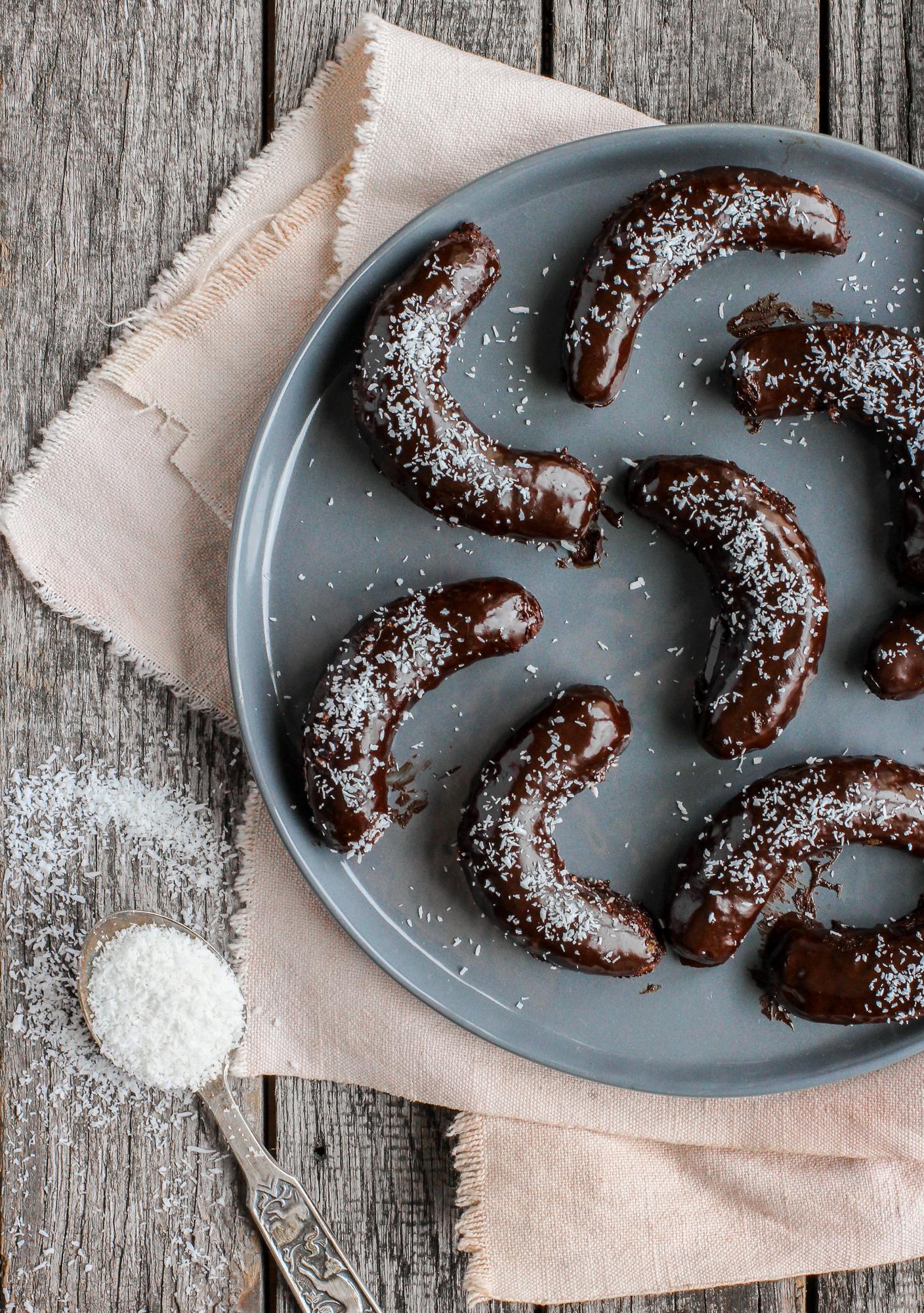 Bananine al cioccolato