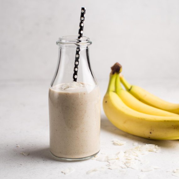 Smoothie alla banana e cocco