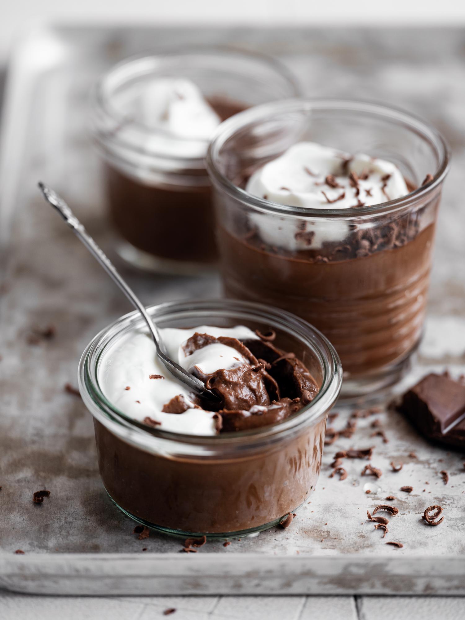 Mousse banana e cioccolato