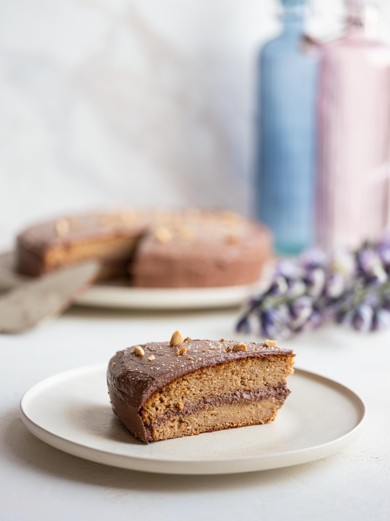 Torta senza glutine al burro di arachidi