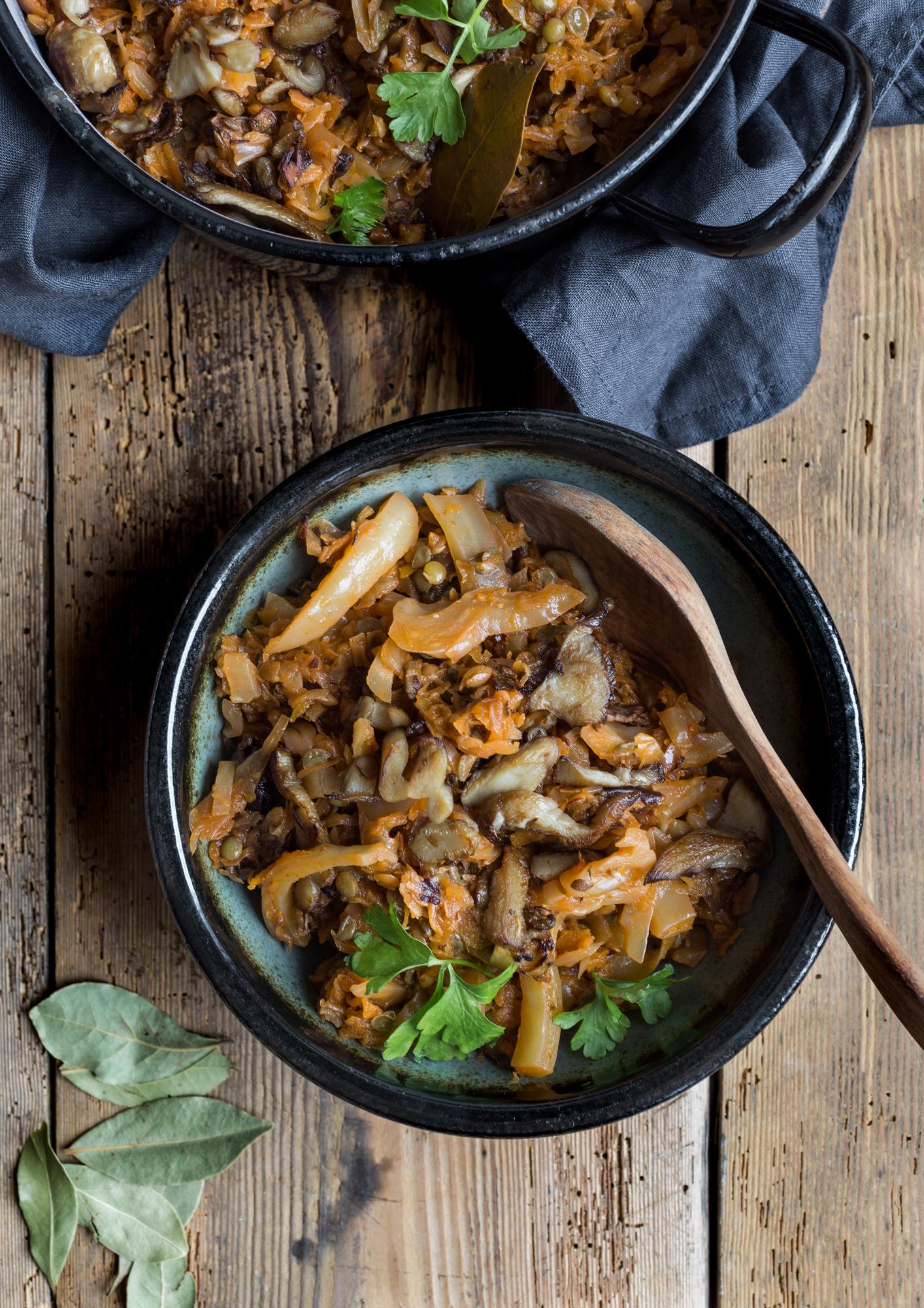 Bigos vegetariano