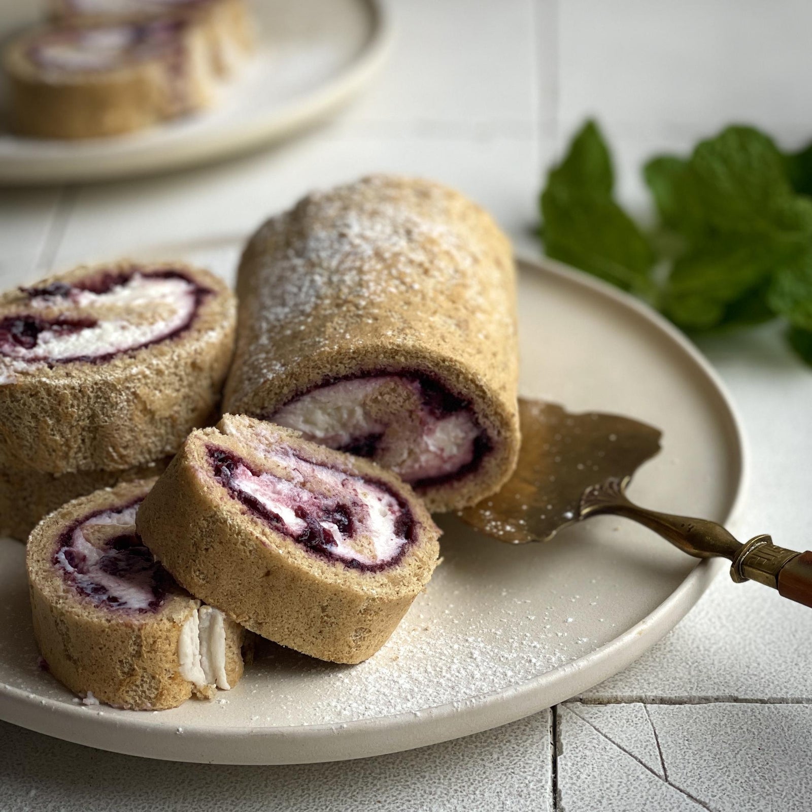 Rotolo di pan di spagna