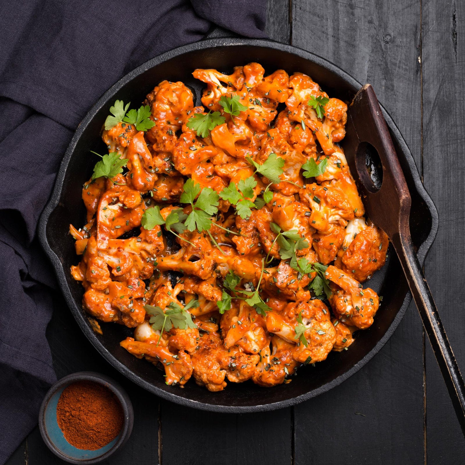 Cavolfiore con peperoncino e rosmarino