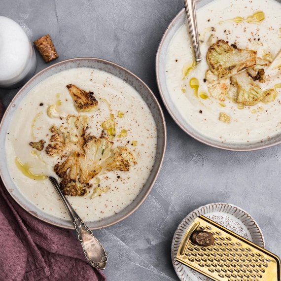Crema di cavolfiore con latte di cocco
