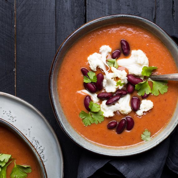 Zuppa di fagioli con verdure