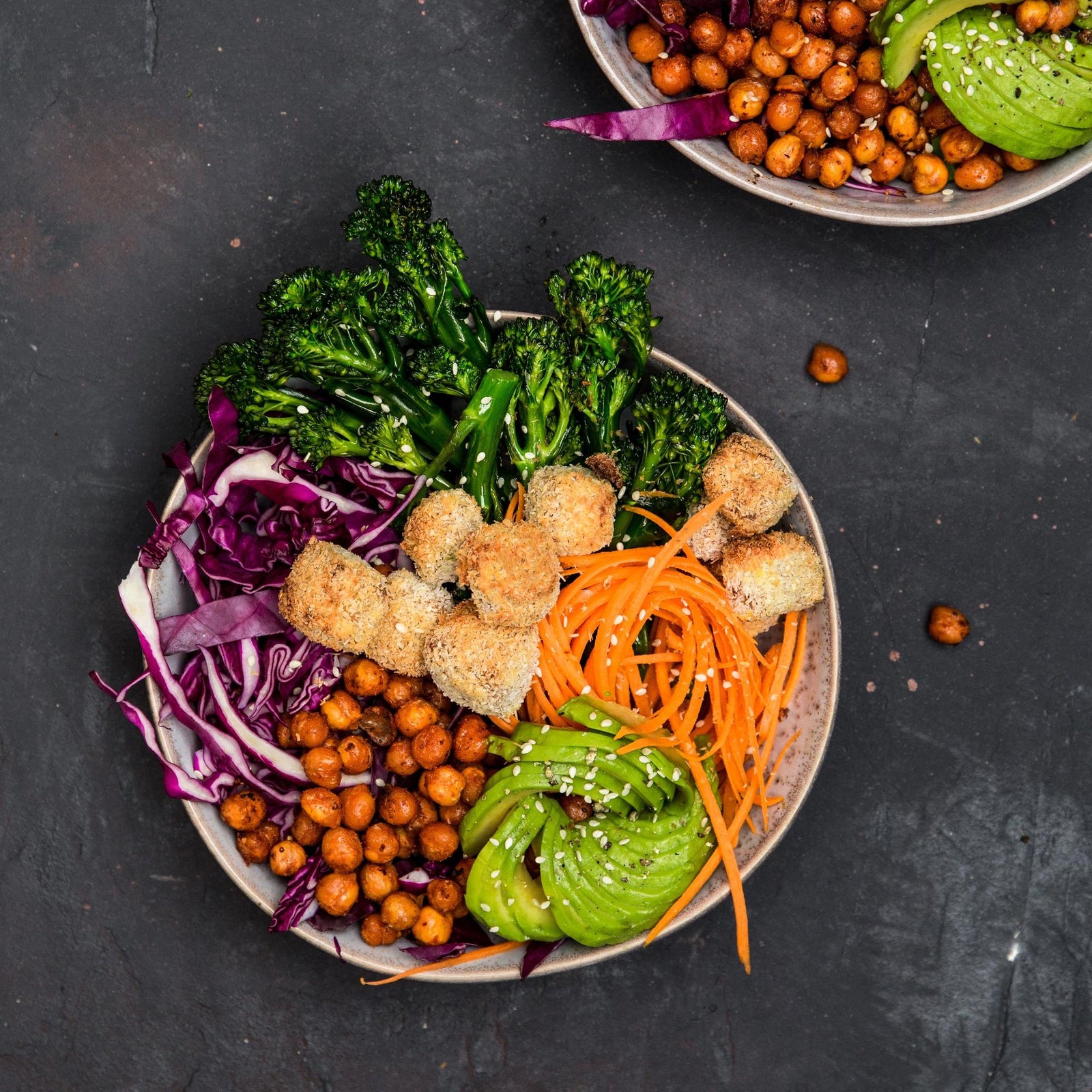 Bowl con tofu al cocco