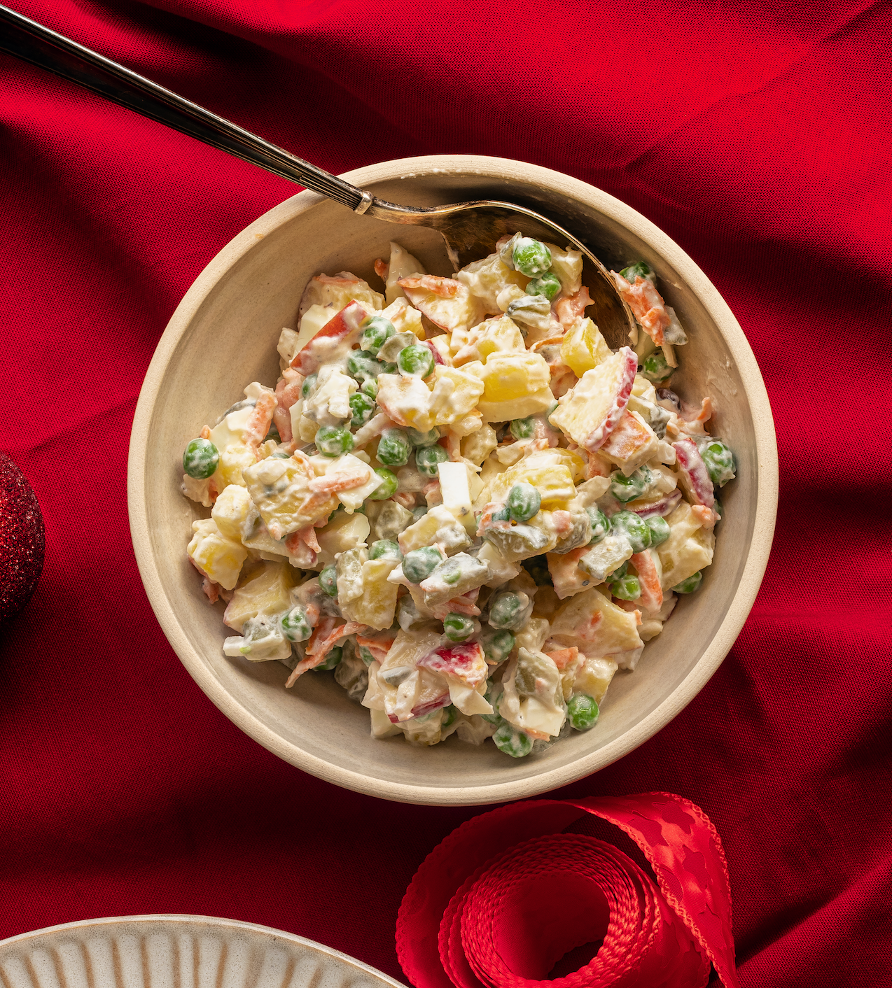 Insalata di patate con yogurt e mele
