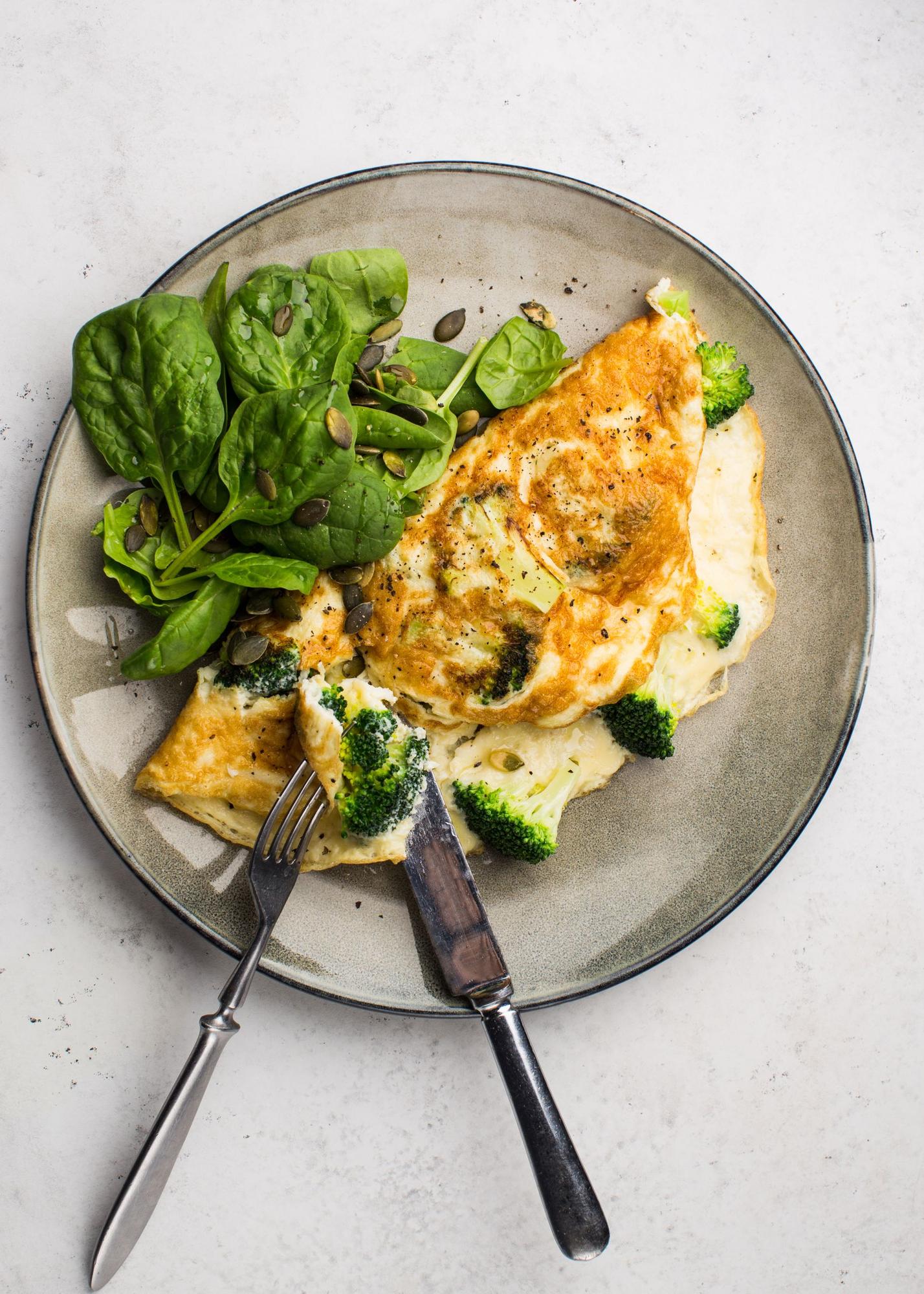 Frittata con broccoli