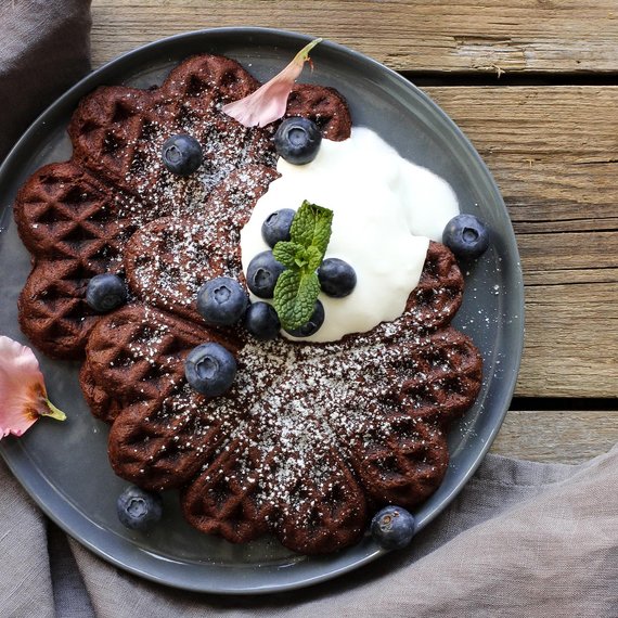 Waffle brownies