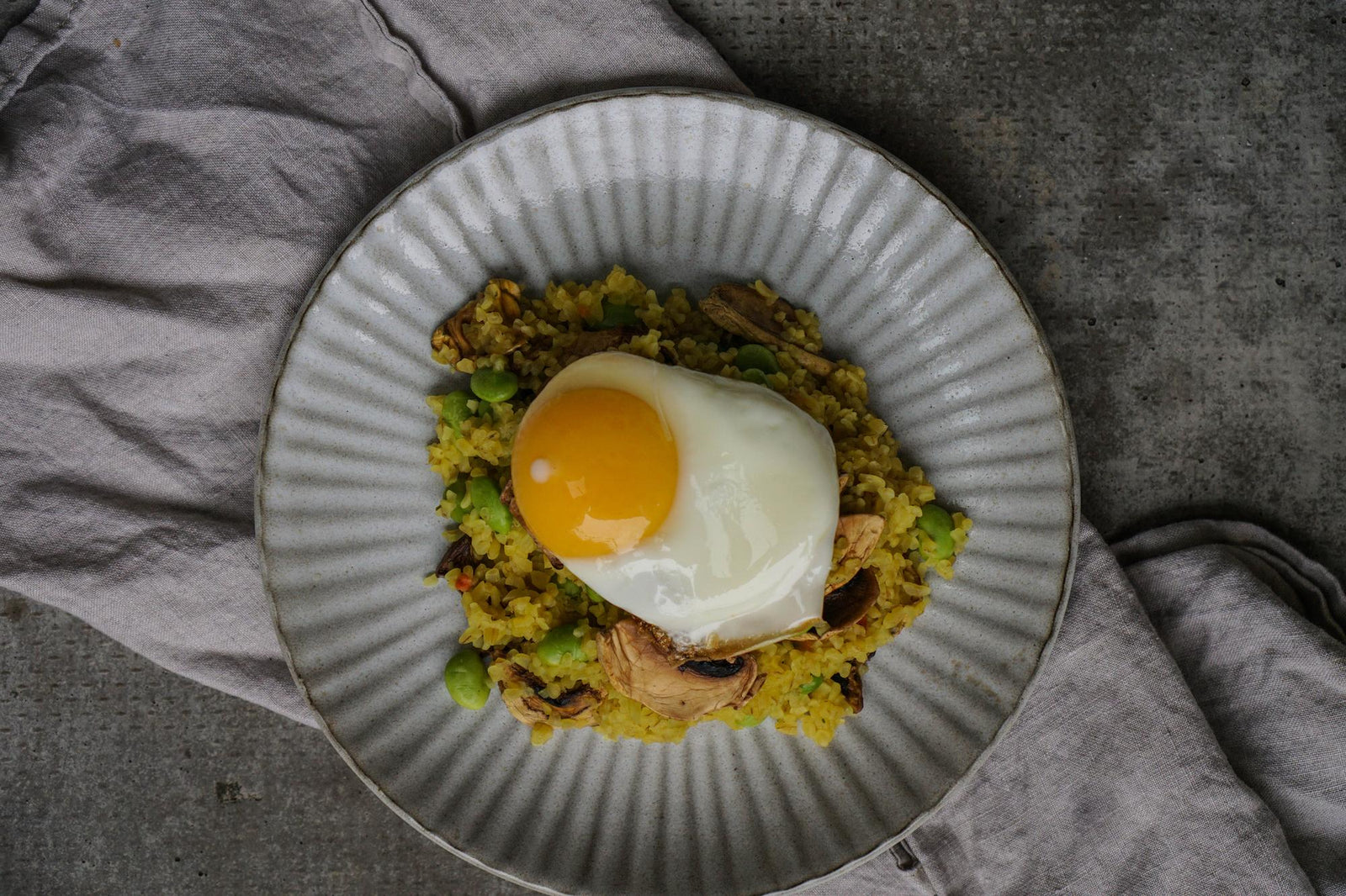 Risotto di bulgur con funghi