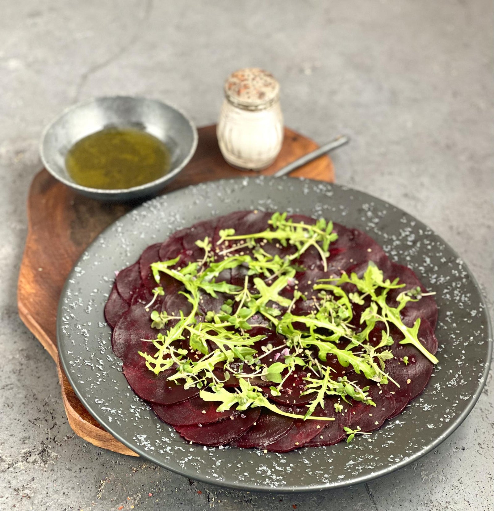 Carpaccio di barbabietola rossa