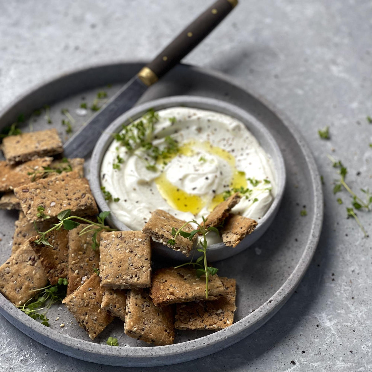 Crackers ai semi di chia