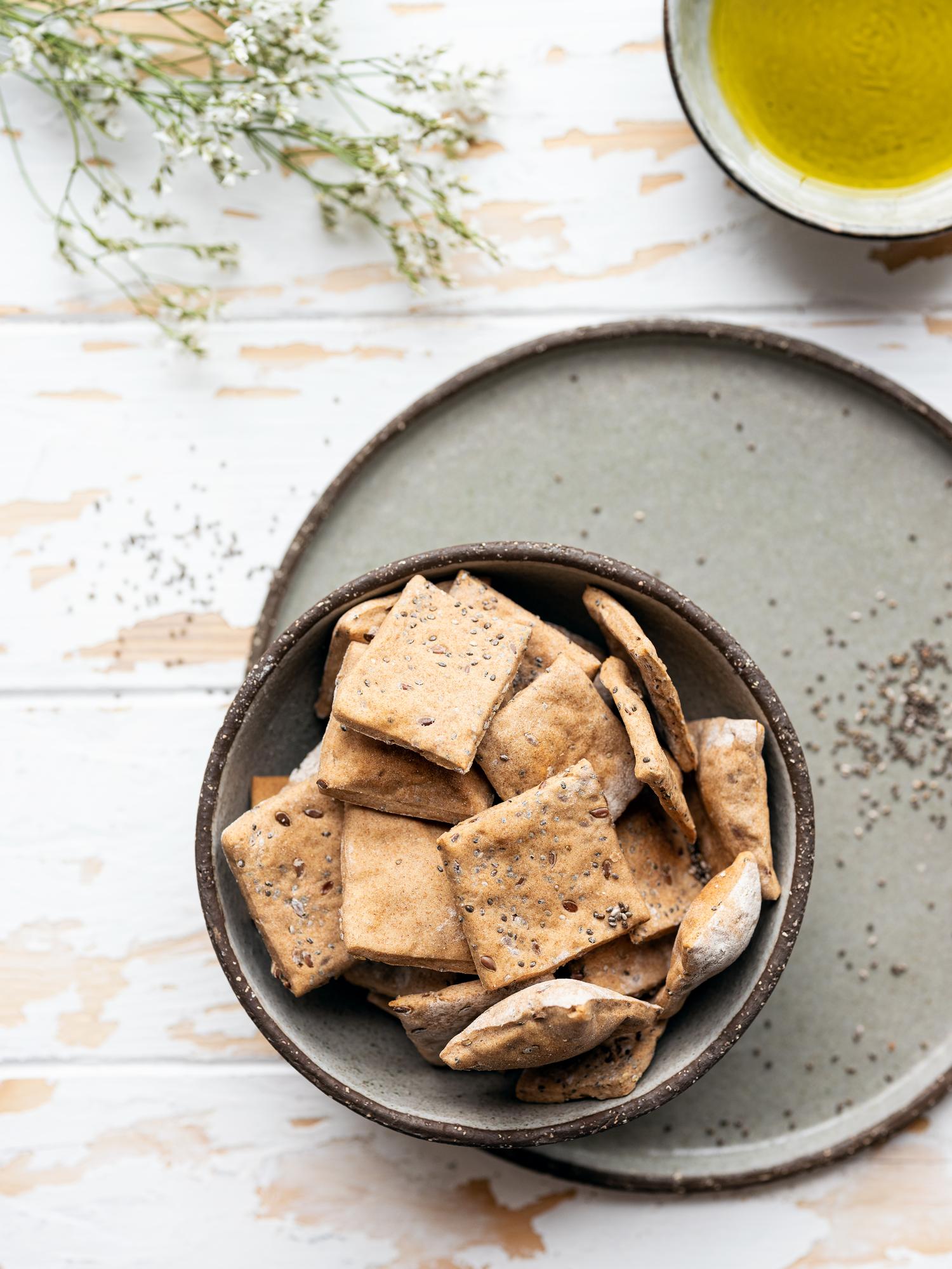 Cracker ai semi di chia