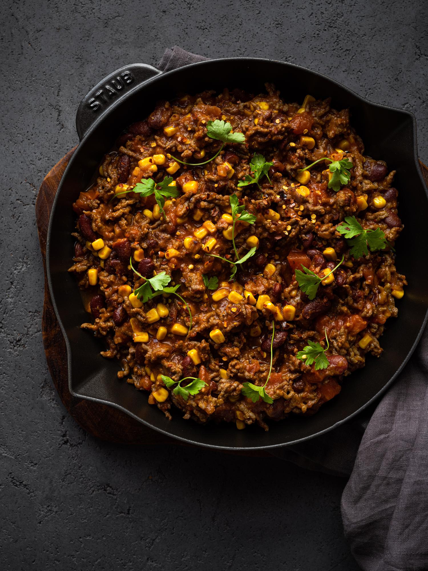 Chili con carne in 30 minuti