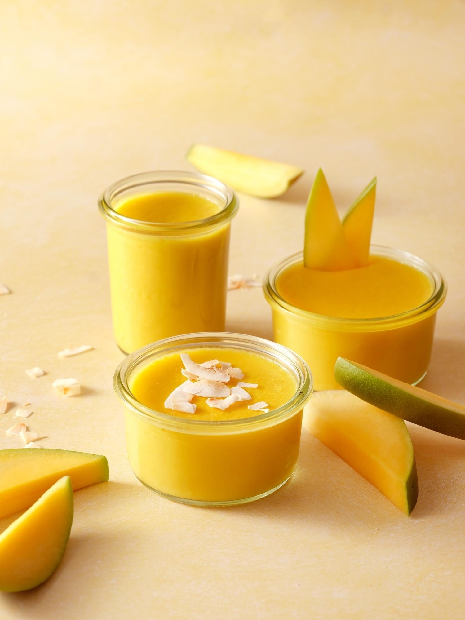 Budino cinese al mango