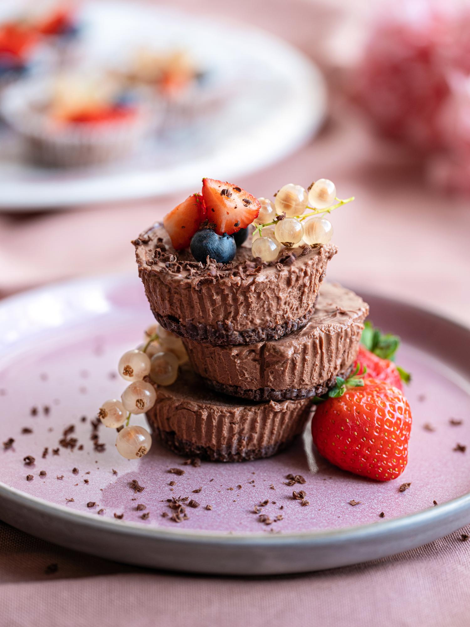 Mini torte al cioccolato