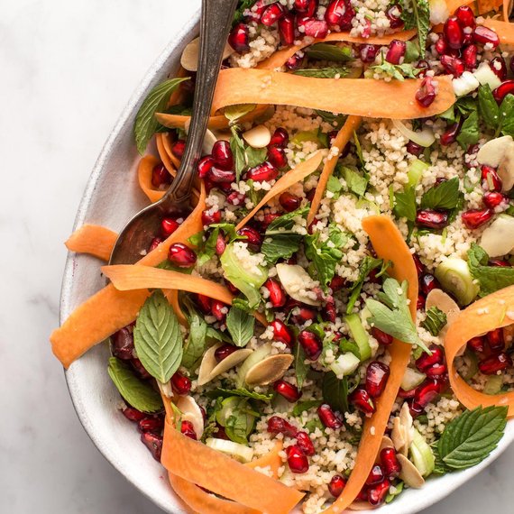 Insalata di cous cous con melagrana
