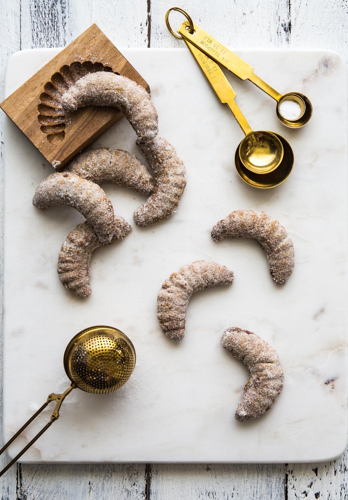Cornetti alla vaniglia di farro
