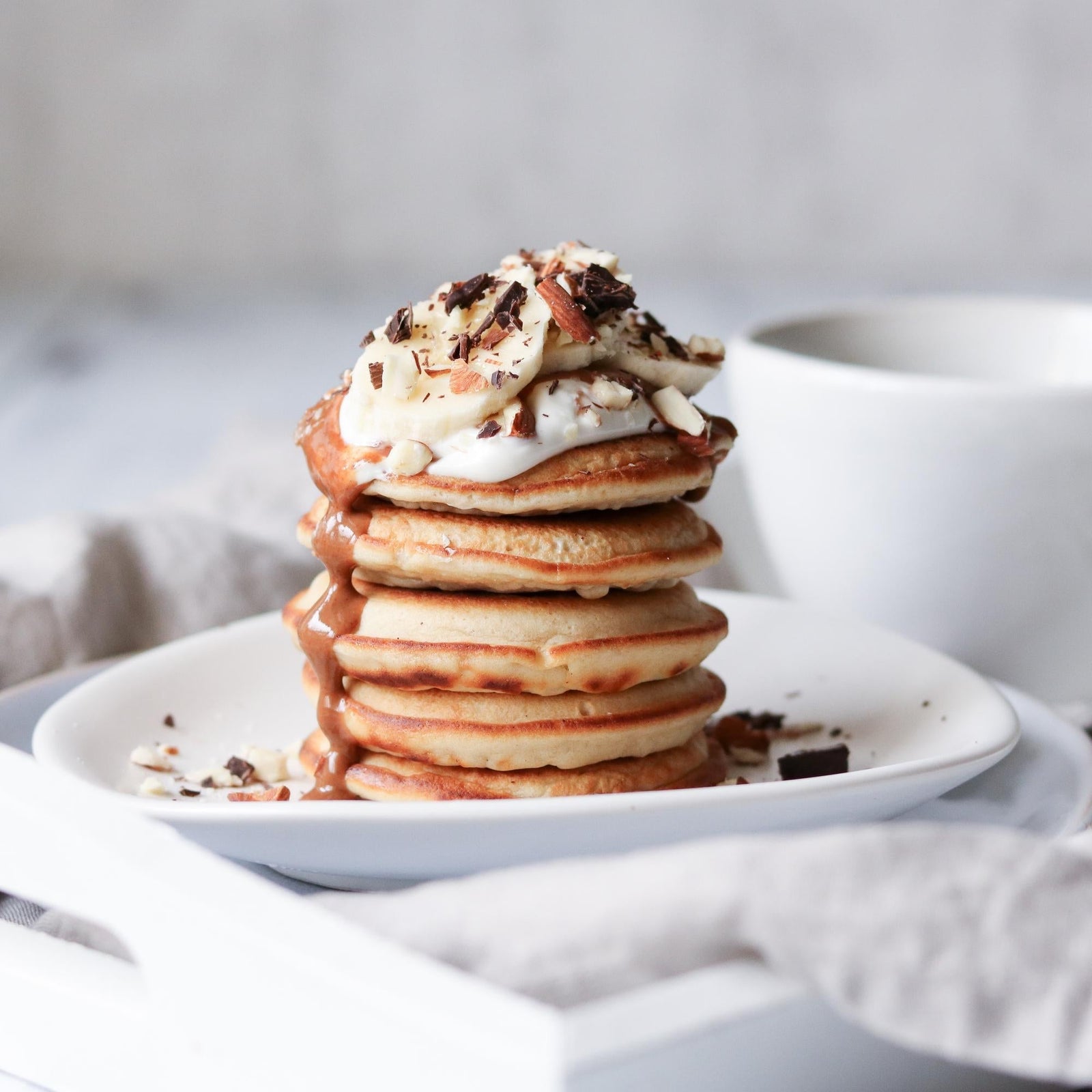 Frittelle di farro con banana