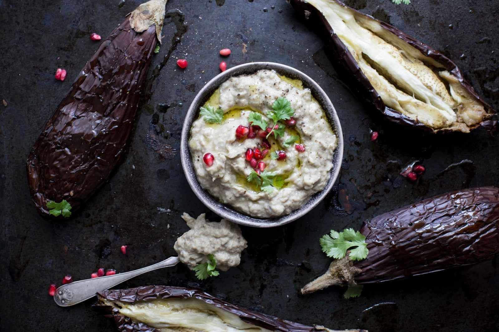 Dip di melanzane arrostite