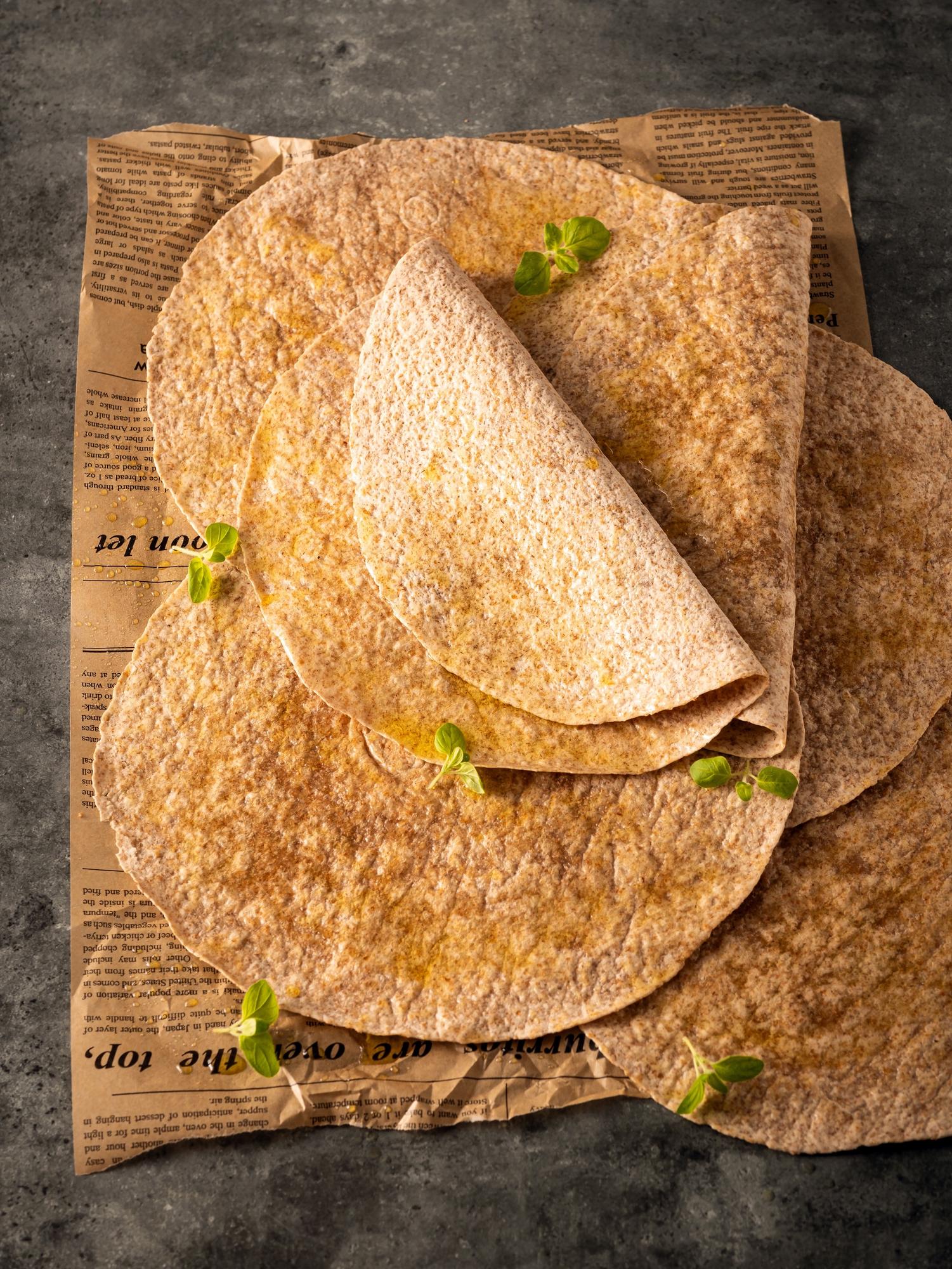 Tortillas integrali fatte in casa