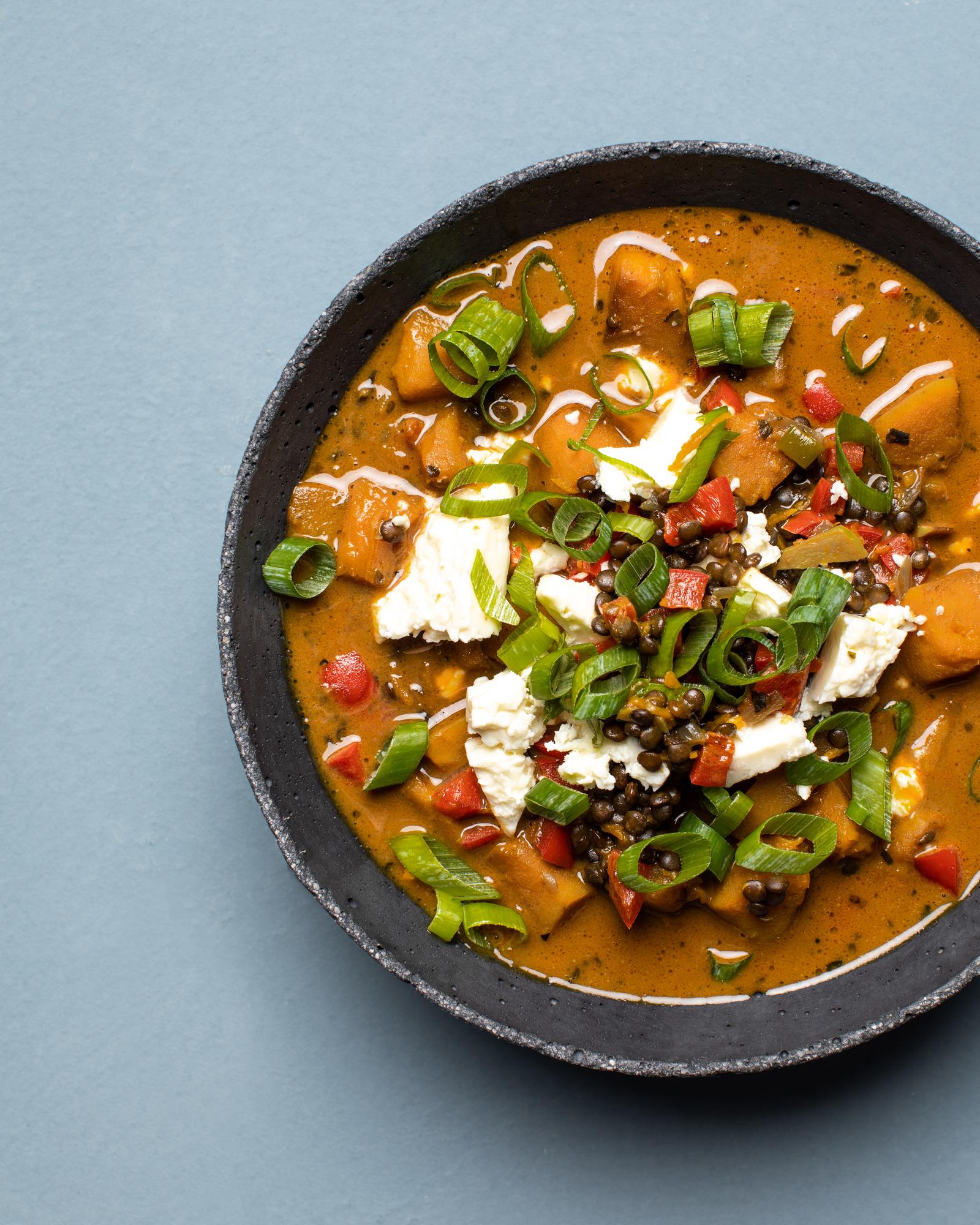 Zuppa di zucca con latte di cocco