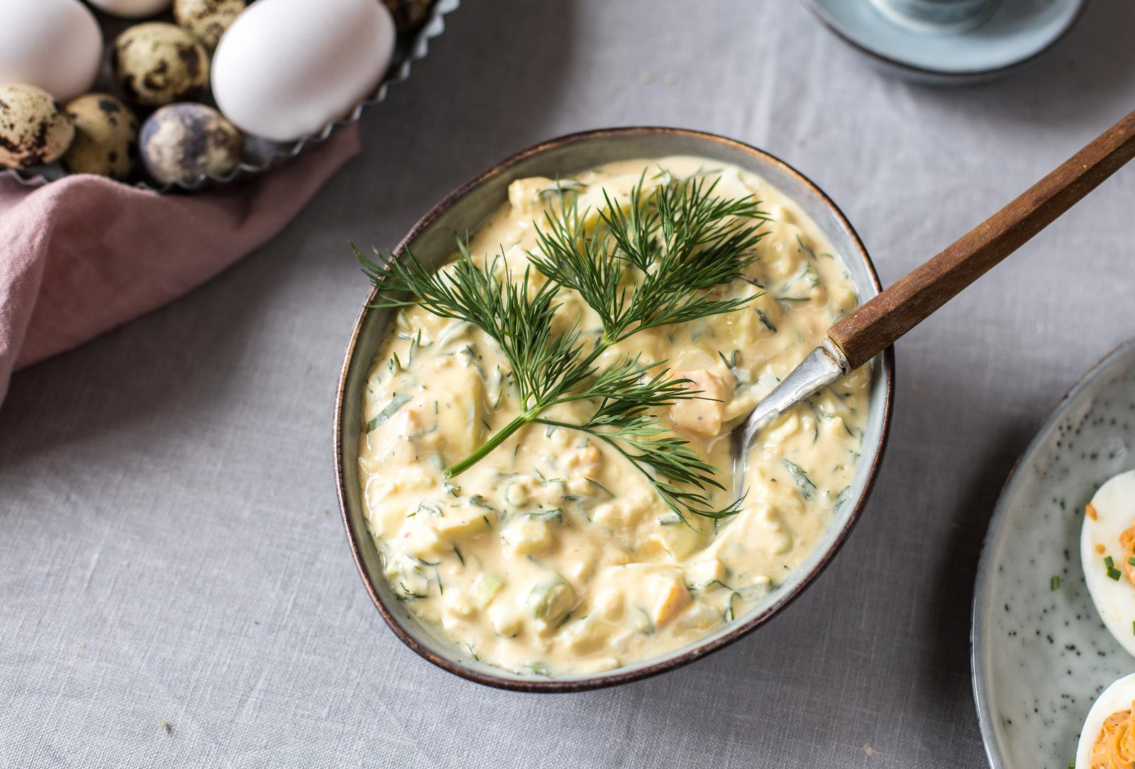 Insalata di uova con yogurt