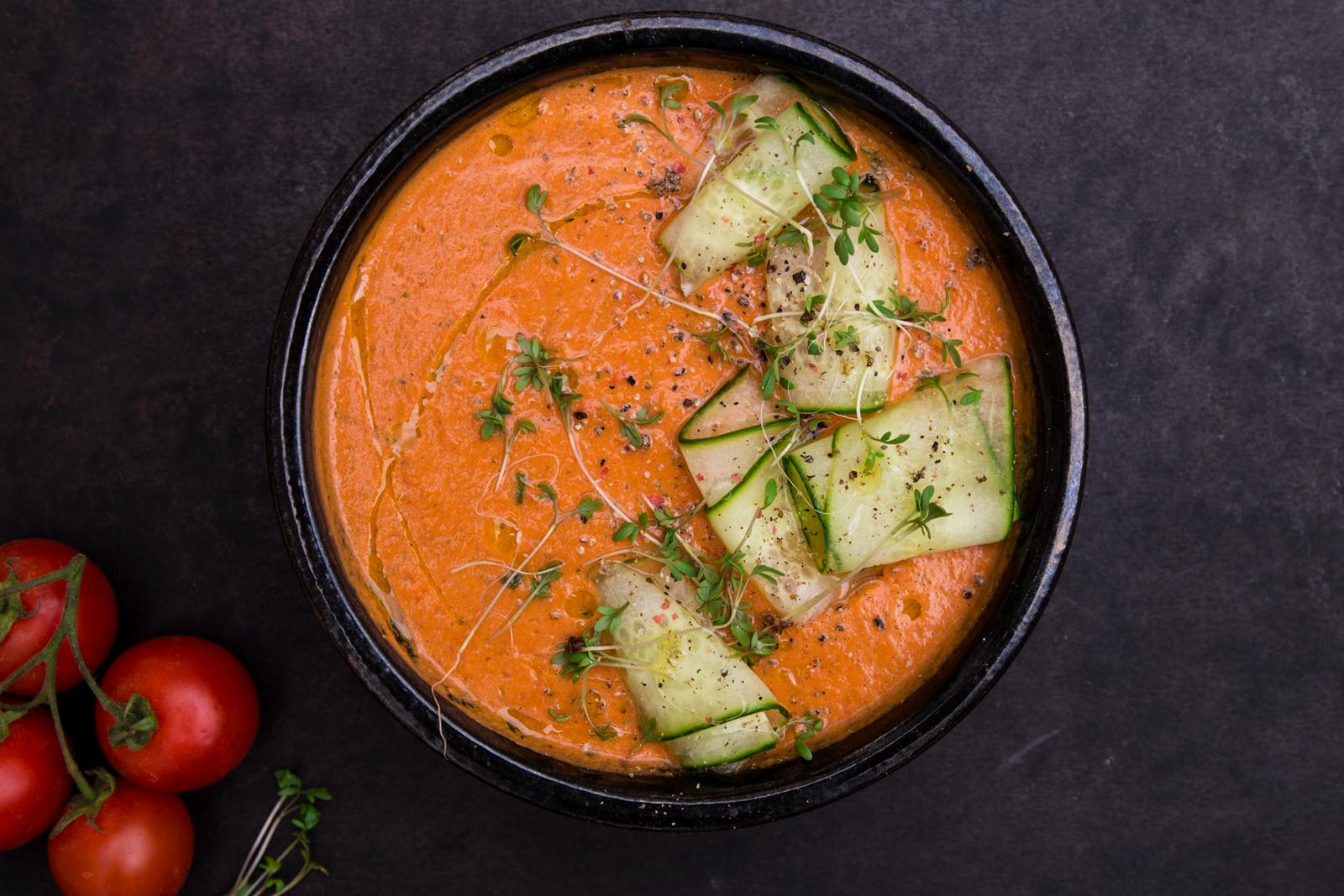Gazpacho di pomodoro rinfrescante