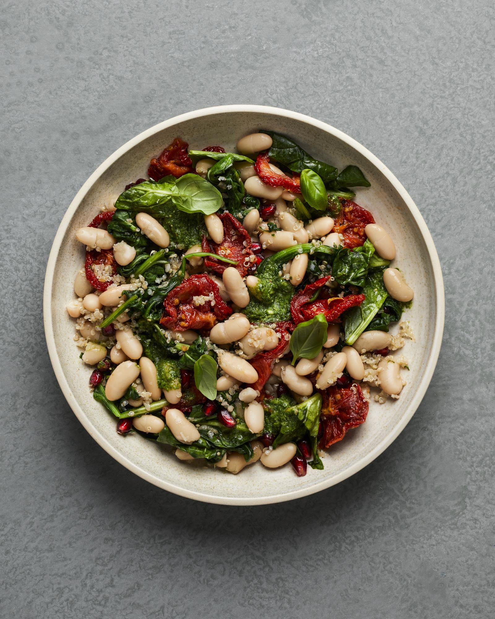 Insalata di fagioli con quinoa