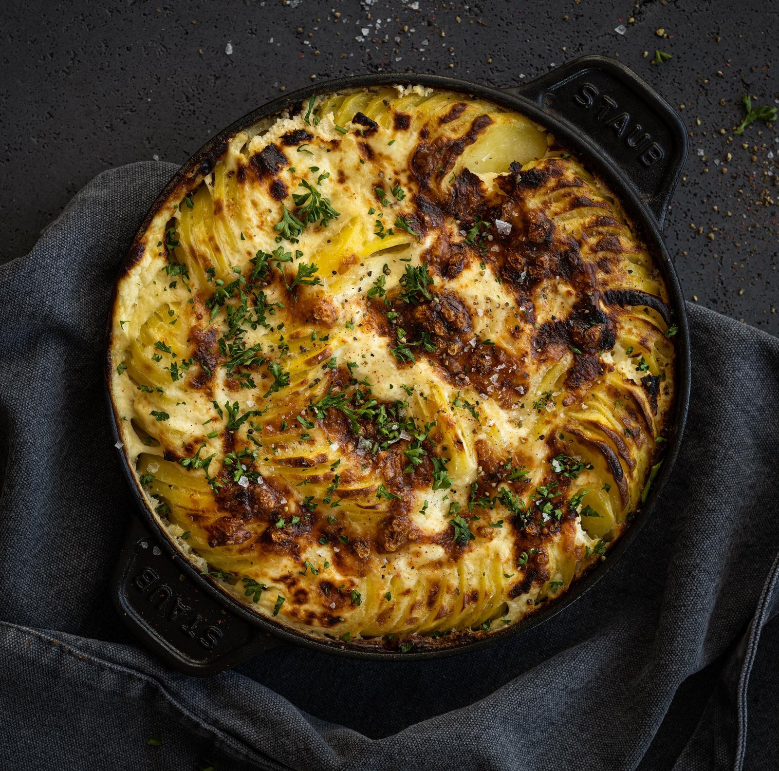 Patate alla francese gratinate