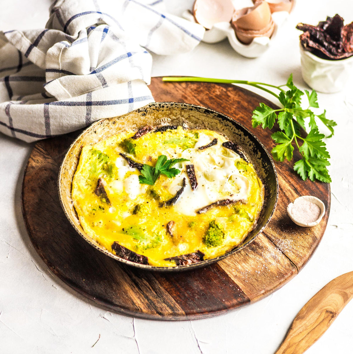 Frittata con broccoli