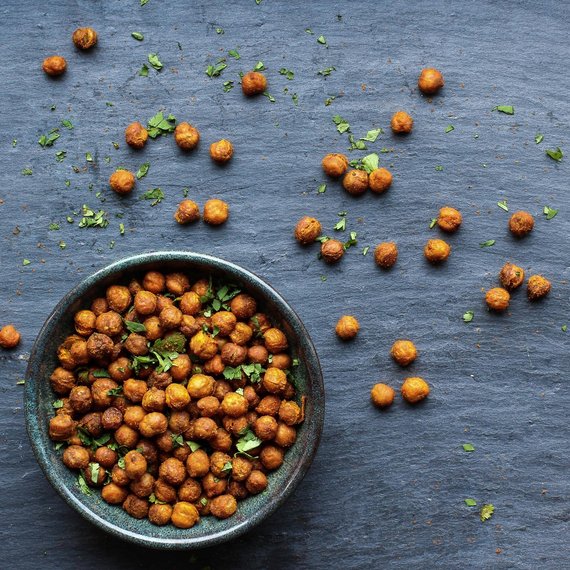Ceci arrostiti con peperoncino