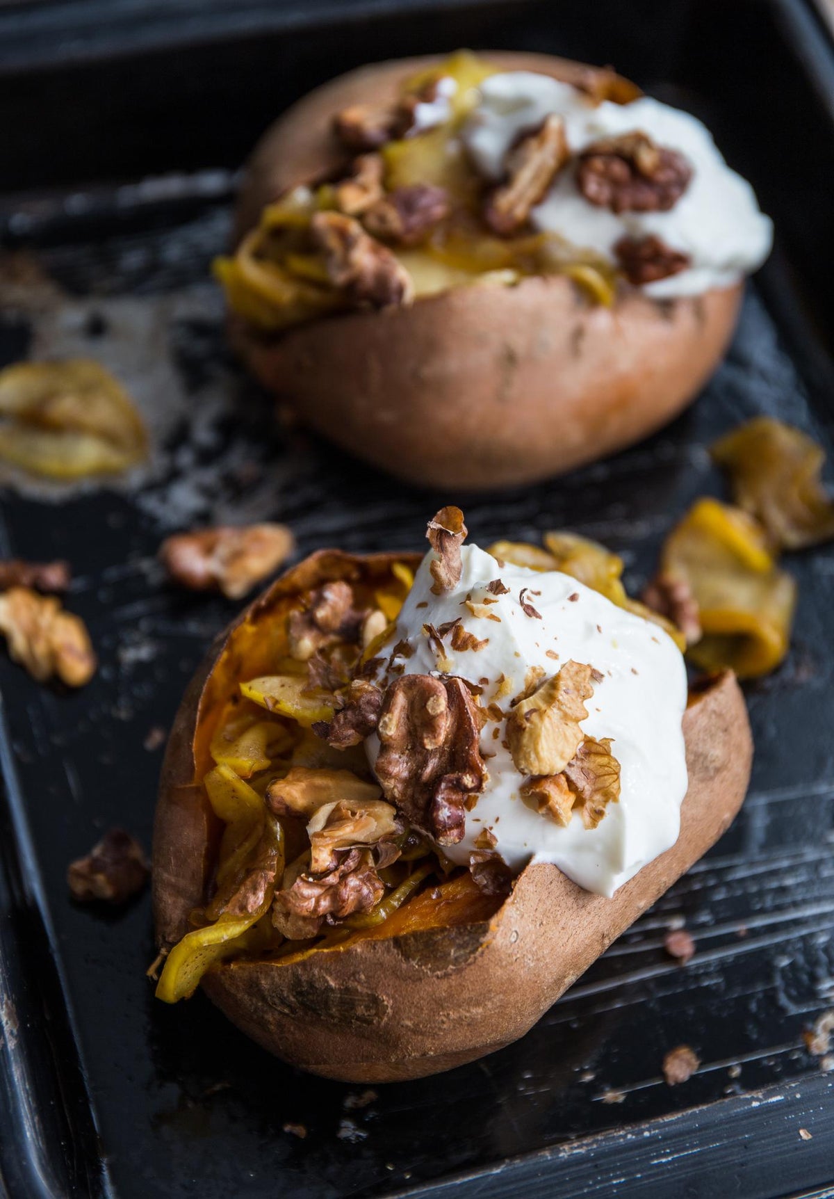 Patate dolci al forno con gusto dolce