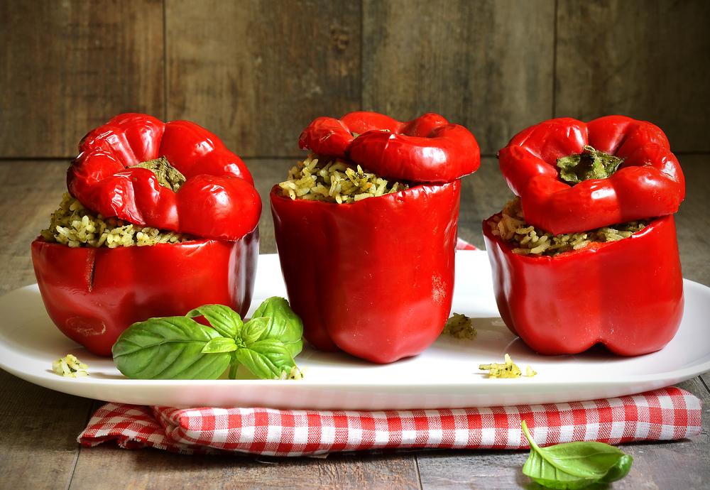Peperoni ripieni al forno